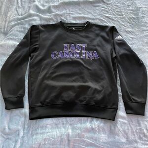 Adidas East Carolina University Athletic Crewneck Sweatshirt